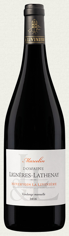 Cuvée Marcelin, AOC rouge minervois Lignères et Lathenay